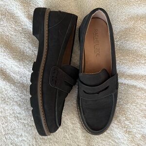 Rachel Zoe Women’s Suede Grey/Black Loafers